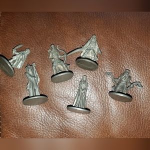 6- Lord of the Rings/Middle Earth Pewter Miniatures by NLP Inc.